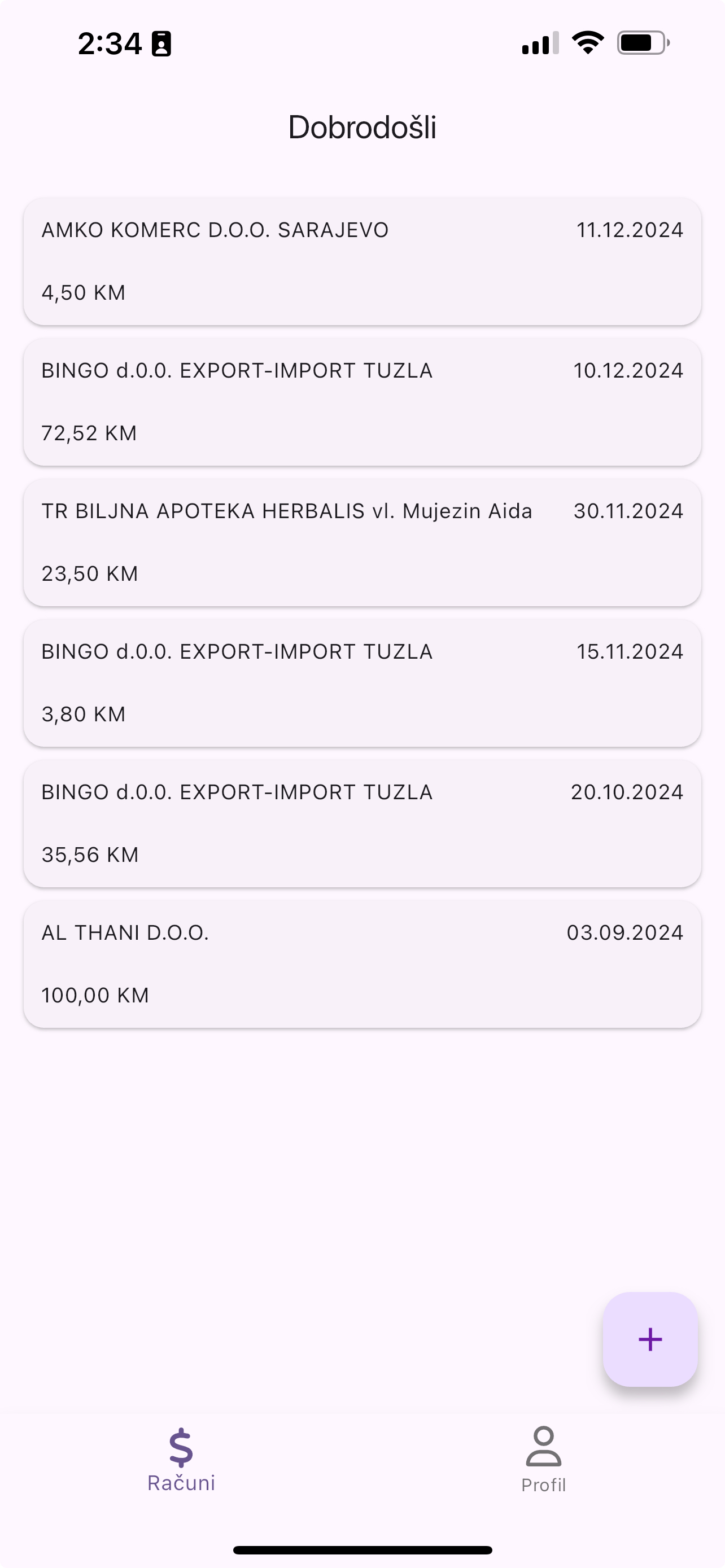 Prepravka skeniranih podataka